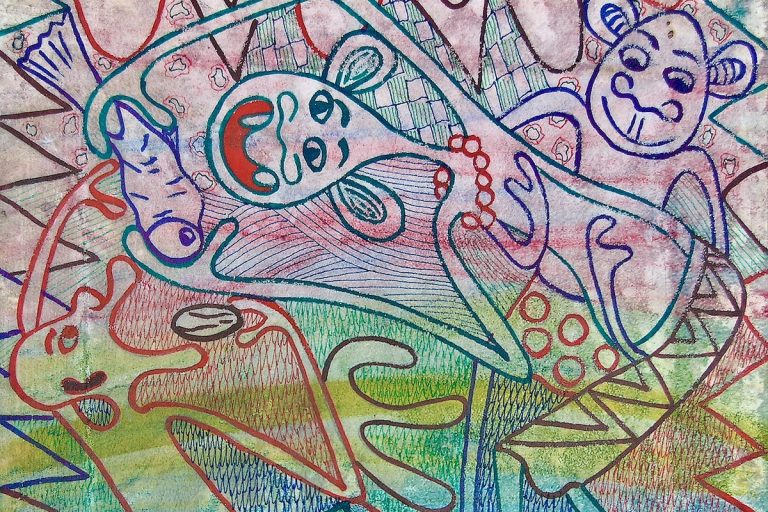 George LILANGA – Pelle di capra Senza Titolo 1