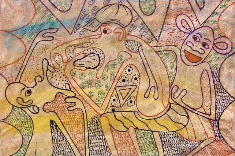 George LILANGA – Pelle di capra Senza Titolo 3